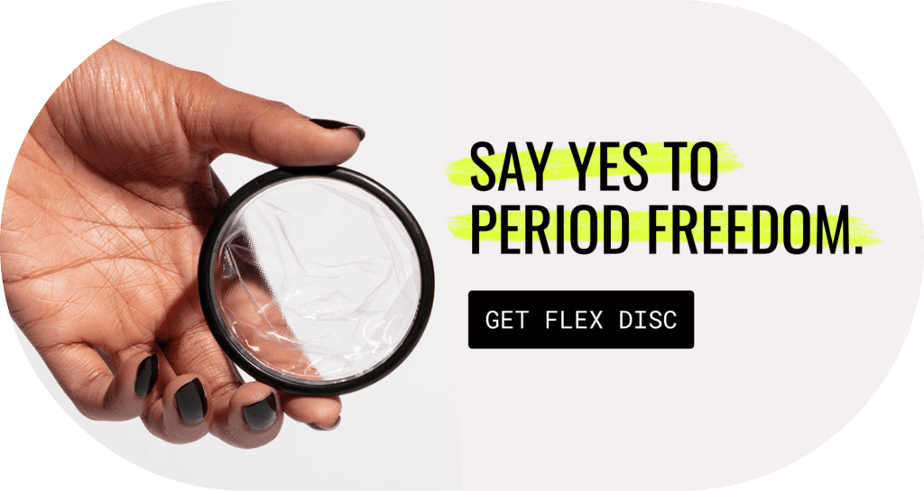 Say yes to period freedom with Flex Discs